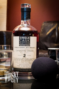 Catoctin Creek 2 - a 100% rye whisky available exclusively from the Single Cask Nation