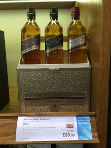 Johnnie Walker Explorer's Club 200mL Collection, available at London Heathrow Airport's Duty Free