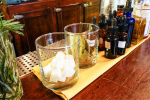 Cocktail fixins on the bar at Longman & Eagle in Chicago