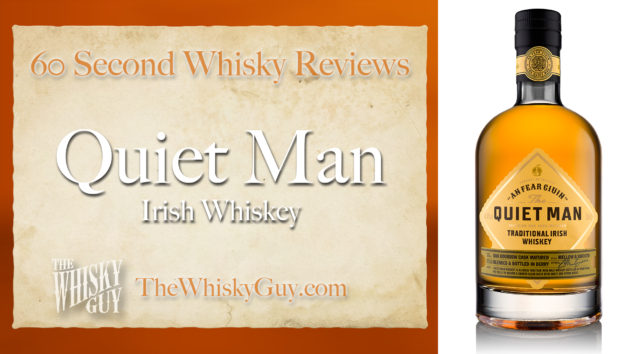 Does The Quiet Man Traditional Irish Whiskey belong in your liquor cabinet? Is it worth the price at the bar? Give The Whisky Guy 60 seconds and find out! In just 60 seconds, The Whisky Guy reviews Irish Whiskey, Scotch Whisky, Single Malt, Canadian Whisky, Bourbon Whiskey, Japanese Whisky and other whiskies from around the world. Find more at TheWhiskyGuy.com. All original content © Ari Shapiro - TheWhiskyGuy.com