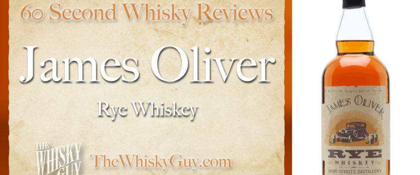 Does James Oliver Rye Whiskey belong in your liquor cabinet? Is it worth the price at the bar? Give The Whisky Guy 60 seconds and find out! In just 60 seconds, The Whisky Guy reviews Irish Whiskey, Scotch Whisky, Single Malt, Canadian Whisky, Bourbon Whiskey, Japanese Whisky and other whiskies from around the world. Find more at TheWhiskyGuy.com. All original content © Ari Shapiro - TheWhiskyGuy.com