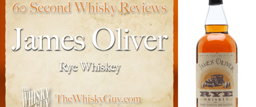 60 Second Whisky Reviews #013 – James Oliver Rye Whiskey Does James Oliver Rye Whiskey belong in your liquor cabinet? Is it worth the price at the bar? Give The Whisky Guy 60 seconds and find out! In just 60 seconds, The Whisky Guy reviews Irish Whiskey, Scotch Whisky, Single Malt, Canadian Whisky, Bourbon Whiskey, Japanese Whisky and other whiskies from around the world. Find more at TheWhiskyGuy.com. All original content © Ari Shapiro - TheWhiskyGuy.com