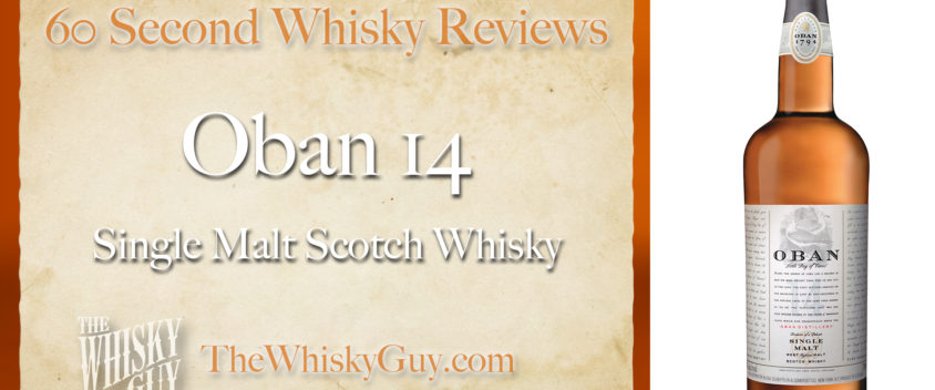 Does Oban 14 Single Malt Scotch Whisky belong in your liquor cabinet? Is it worth the price at the bar? Give The Whisky Guy 60 seconds and find out! In just 60 seconds, The Whisky Guy reviews Irish Whiskey, Scotch Whisky, Single Malt, Canadian Whisky, Bourbon Whiskey, Japanese Whisky and other whiskies from around the world. Find more at TheWhiskyGuy.com. All original content © Ari Shapiro - TheWhiskyGuy.com
