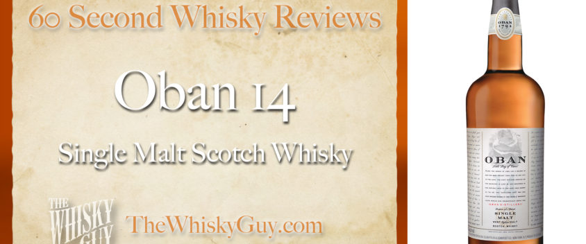60 Second Whisky Reviews #029 – Oban 14 Single Malt Scotch Whisky Does Oban 14 Single Malt Scotch Whisky belong in your liquor cabinet? Is it worth the price at the bar? Give The Whisky Guy 60 seconds and find out! In just 60 seconds, The Whisky Guy reviews Irish Whiskey, Scotch Whisky, Single Malt, Canadian Whisky, Bourbon Whiskey, Japanese Whisky and other whiskies from around the world. Find more at TheWhiskyGuy.com. All original content © Ari Shapiro - TheWhiskyGuy.com
