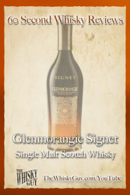 Should you spend your money on Glenmorangie Signet Single Malt Scotch Whisky? Find out in 60 Seconds in Whisky Review #37 from TheWhiskyGuy! Watch and Subscribe at TheWhiskyGuy.com/YouTube