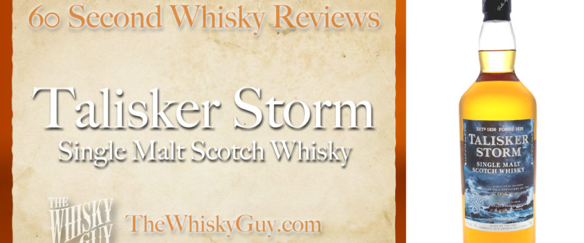 Does Talisker Storm Single Malt Scotch Whisky belong in your liquor cabinet? Is it worth the price at the bar? Give The Whisky Guy 60 seconds and find out! In just 60 seconds, The Whisky Guy reviews Irish Whiskey, Scotch Whisky, Single Malt, Canadian Whisky, Bourbon Whiskey, Japanese Whisky and other whiskies from around the world. Find more at TheWhiskyGuy.com. All original content © Ari Shapiro - TheWhiskyGuy.com