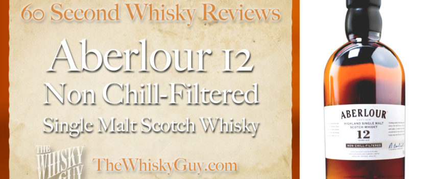60 Second Whisky Reviews #40 – Aberlour 12 Non Chill-Filtered Single Malt Scotch Whisky Does Auchentoshan Three Wood Single Malt Scotch Whisky belong in your liquor cabinet? Is it worth the price at the bar? Give The Whisky Guy 60 seconds and find out! In just 60 seconds, The Whisky Guy reviews Irish Whiskey, Scotch Whisky, Single Malt, Canadian Whisky, Bourbon Whiskey, Japanese Whisky and other whiskies from around the world. Find more at TheWhiskyGuy.com. All original content © Ari Shapiro - TheWhiskyGuy.com