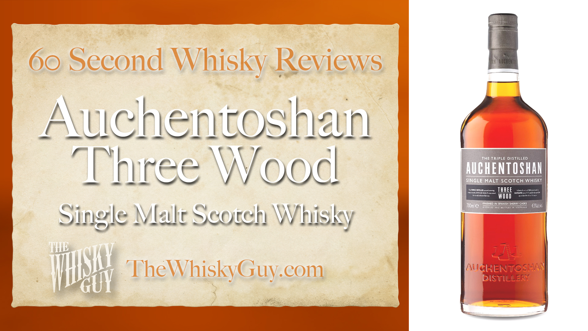 Does Aberlour 12 Non Chill-Filtered Single Malt Scotch Whisky belong in your liquor cabinet? Is it worth the price at the bar? Give The Whisky Guy 60 seconds and find out! In just 60 seconds, The Whisky Guy reviews Irish Whiskey, Scotch Whisky, Single Malt, Canadian Whisky, Bourbon Whiskey, Japanese Whisky and other whiskies from around the world. Find more at TheWhiskyGuy.com. All original content © Ari Shapiro - TheWhiskyGuy.com