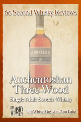 Should you spend your money on Auchentoshan Three Wood Single Malt Scotch Whisky? Find out in 60 Seconds in Whisky Review #42 from TheWhiskyGuy! Watch and Subscribe at TheWhiskyGuy.com/YouTube