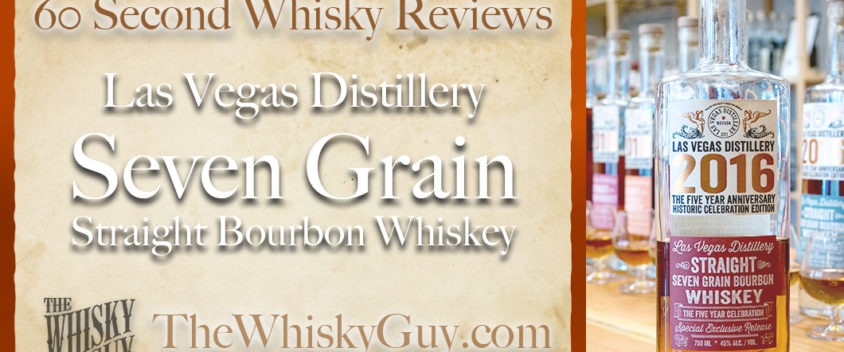 Las Vegas Distillery Seven Grain Straight Bourbon Whiskey – 60 Second Whisky Review #047 Does Las Vegas Distillery Seven Grain Straight Bourbon Whiskey belong in your liquor cabinet? Is it worth the price at the bar? Give The Whisky Guy 60 seconds and find out! In just 60 seconds, The Whisky Guy reviews Irish Whiskey, Scotch Whisky, Single Malt, Canadian Whisky, Bourbon Whiskey, Japanese Whisky and other whiskies from around the world. Find more at TheWhiskyGuy.com. All original content © Ari Shapiro - TheWhiskyGuy.com