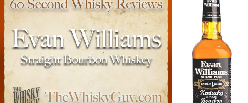 Does Evan Williams Straight Bourbon Whiskey belong in your liquor cabinet?  Is it worth the price at the bar? Give The Whisky Guy 60 seconds and find out!  In just 60 seconds, The Whisky Guy reviews Irish Whiskey, Scotch Whisky, Single Malt, Canadian Whisky, Bourbon Whiskey, Japanese Whisky and other whiskies from around the world. Find more at TheWhiskyGuy.com.  All original content © Ari Shapiro - TheWhiskyGuy.com
