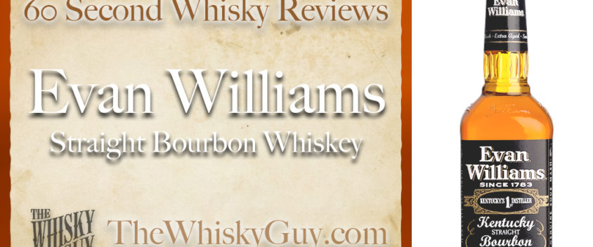 Evan Williams Straight Bourbon Whiskey – 60 Second Whisky Review #049 Does Evan Williams Straight Bourbon Whiskey belong in your liquor cabinet? Is it worth the price at the bar? Give The Whisky Guy 60 seconds and find out! In just 60 seconds, The Whisky Guy reviews Irish Whiskey, Scotch Whisky, Single Malt, Canadian Whisky, Bourbon Whiskey, Japanese Whisky and other whiskies from around the world. Find more at TheWhiskyGuy.com. All original content © Ari Shapiro - TheWhiskyGuy.com