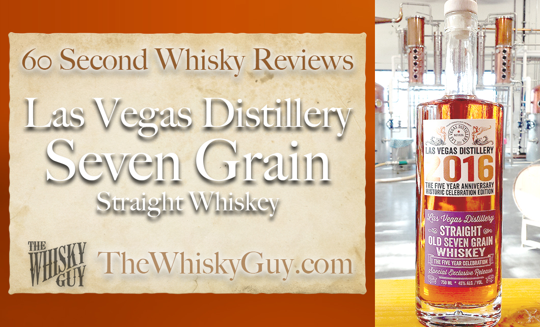 Does Las Vegas Distillery 7 Grain Straight Whiskey belong in your liquor cabinet? Is it worth the price at the bar? Give The Whisky Guy 60 seconds and find out! In just 60 seconds, The Whisky Guy reviews Irish Whiskey, Scotch Whisky, Single Malt, Canadian Whisky, Bourbon Whiskey, Japanese Whisky and other whiskies from around the world. Find more at TheWhiskyGuy.com. All original content © Ari Shapiro - TheWhiskyGuy.com