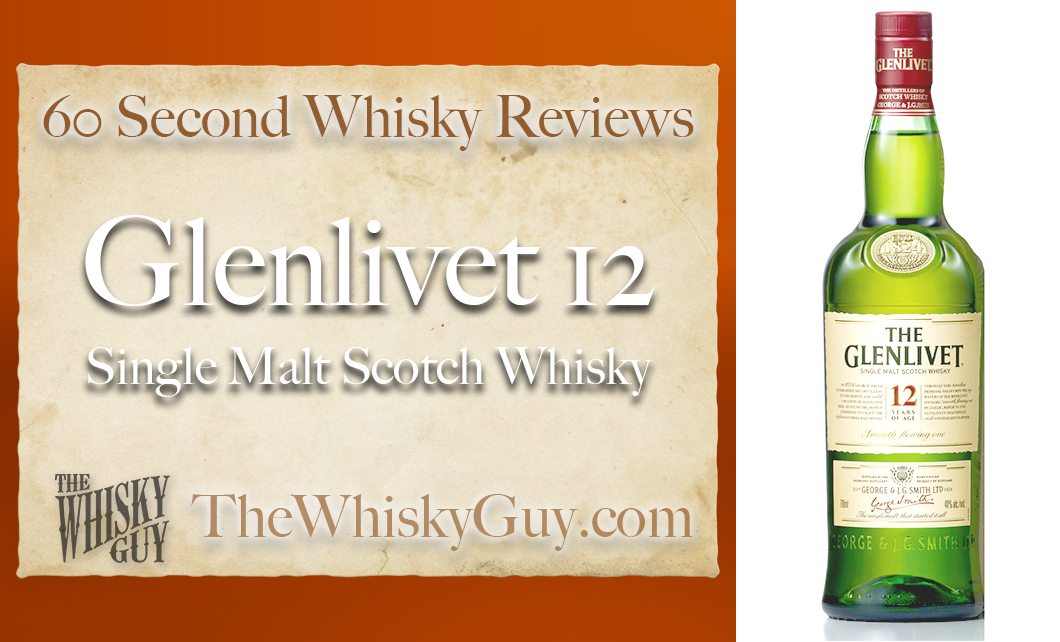 Does Glenlivet 12 Single Malt Scotch Whisky belong in your liquor cabinet? Is it worth the price at the bar? Give The Whisky Guy 60 seconds and find out! In just 60 seconds, The Whisky Guy reviews Irish Whiskey, Scotch Whisky, Single Malt, Canadian Whisky, Bourbon Whiskey, Japanese Whisky and other whiskies from around the world. Find more at TheWhiskyGuy.com. All original content © Ari Shapiro - TheWhiskyGuy.com