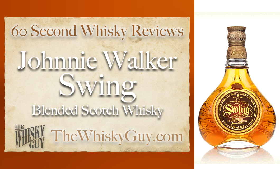 Does Johnnie Walker Swing Blended Scotch Whisky belong in your liquor cabinet? Is it worth the price at the bar? Give The Whisky Guy 60 seconds and find out! In just 60 seconds, The Whisky Guy reviews Irish Whiskey, Scotch Whisky, Single Malt, Canadian Whisky, Bourbon Whiskey, Japanese Whisky and other whiskies from around the world. Find more at TheWhiskyGuy.com. All original content © Ari Shapiro - TheWhiskyGuy.com