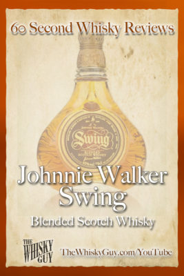 Should you spend your money on Johnnie Walker Swing Blended Scotch Whisky? Find out in 60 Seconds in Whisky Review #053 from TheWhiskyGuy! Watch and Subscribe at TheWhiskyGuy.com/YouTube