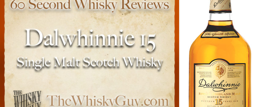 Does Dalwhinnie 15 Single Malt Scotch Whisky belong in your liquor cabinet? Is it worth the price at the bar? Give The Whisky Guy 60 seconds and find out! In just 60 seconds, The Whisky Guy reviews Irish Whiskey, Scotch Whisky, Single Malt, Canadian Whisky, Bourbon Whiskey, Japanese Whisky and other whiskies from around the world. Find more at TheWhiskyGuy.com. All original content © Ari Shapiro - TheWhiskyGuy.com