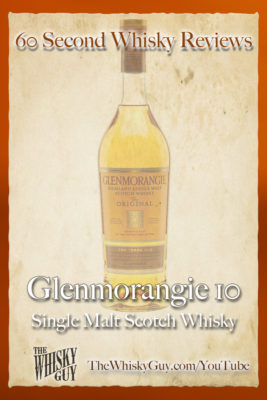 Should you spend your money on Glenmorangie 10 Single Malt Scotch Whisky? Find out in 60 Seconds in Whisky Review #054 from TheWhiskyGuy! Watch and Subscribe at TheWhiskyGuy.com/YouTube