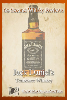 Should you spend your money on Jack Daniel’s Tennessee Whiskey? Find out in 60 Seconds in Whisky Review #055 from TheWhiskyGuy! Watch and Subscribe at TheWhiskyGuy.com/YouTube