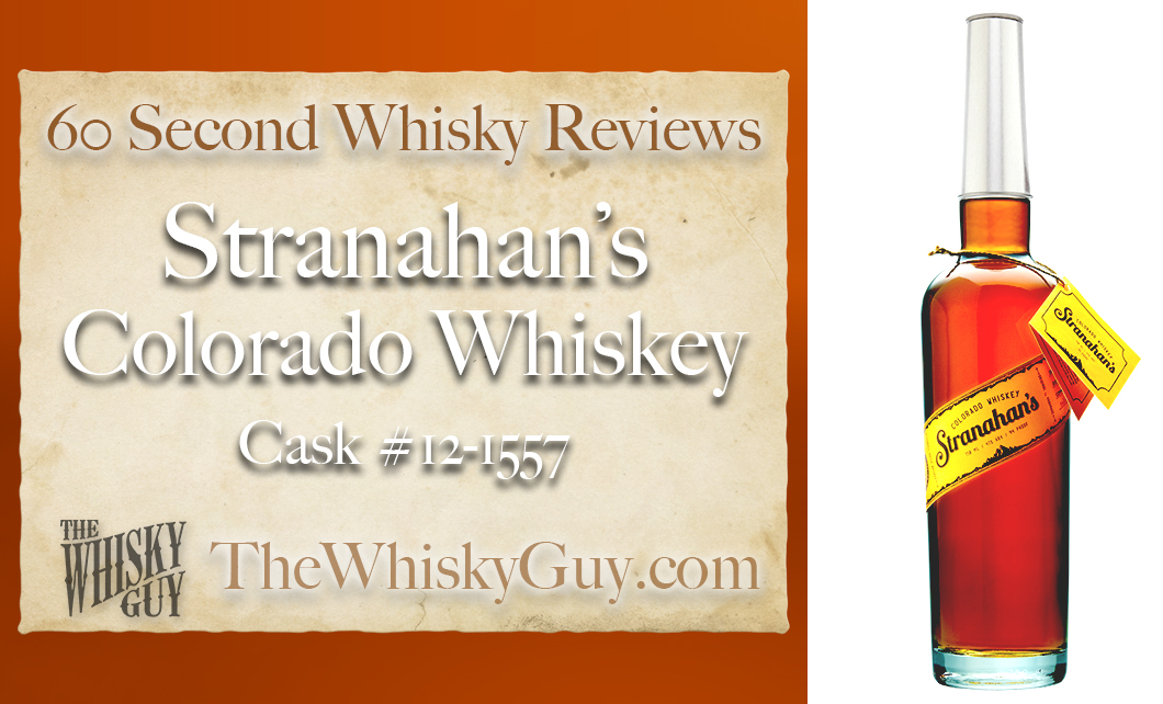 Does Stranahan’s Colorado Whiskey Cask #12-1557 belong in your liquor cabinet? Is it worth the price at the bar? Give The Whisky Guy 60 seconds and find out! In just 60 seconds, The Whisky Guy reviews Irish Whiskey, Scotch Whisky, Single Malt, Canadian Whisky, Bourbon Whiskey, Japanese Whisky and other whiskies from around the world. Find more at TheWhiskyGuy.com. All original content © Ari Shapiro - TheWhiskyGuy.com