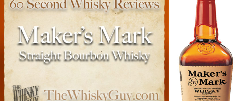 Does Maker’s Mark Straight Bourbon Whisky belong in your liquor cabinet? Is it worth the price at the bar? Give The Whisky Guy 60 seconds and find out! In just 60 seconds, The Whisky Guy reviews Irish Whiskey, Scotch Whisky, Single Malt, Canadian Whisky, Bourbon Whiskey, Japanese Whisky and other whiskies from around the world. Find more at TheWhiskyGuy.com. All original content © Ari Shapiro - TheWhiskyGuy.com