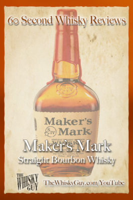 Should you spend your money on Maker’s Mark Straight Bourbon Whisky? Find out in 60 Seconds in Whisky Review #069 from TheWhiskyGuy! Watch and Subscribe at TheWhiskyGuy.com/YouTube