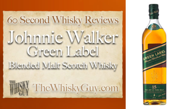 Does Johnnie Walker Green Label Blended Malt Scotch Whisky belong in your liquor cabinet? Is it worth the price at the bar? Give The Whisky Guy 60 seconds and find out! In just 60 seconds, The Whisky Guy reviews Irish Whiskey, Scotch Whisky, Single Malt, Canadian Whisky, Bourbon Whiskey, Japanese Whisky and other whiskies from around the world. Find more at TheWhiskyGuy.com. All original content © Ari Shapiro - TheWhiskyGuy.com