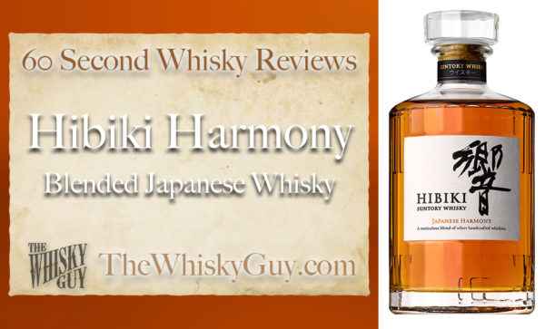 Does Hibiki Harmony Blended Japanese Whisky belong in your liquor cabinet?  Is it worth the price at the bar? Give The Whisky Guy 60 seconds and find out!  In just 60 seconds, The Whisky Guy reviews Irish Whiskey, Scotch Whisky, Single Malt, Canadian Whisky, Bourbon Whiskey, Japanese Whisky and other whiskies from around the world. Find more at TheWhiskyGuy.com.  All original content © Ari Shapiro - TheWhiskyGuy.com