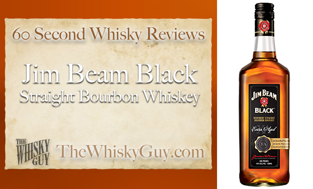 Does Jim Beam Black Straight Bourbon Whiskey belong in your liquor cabinet? Is it worth the price at the bar? Give The Whisky Guy 60 seconds and find out! In just 60 seconds, The Whisky Guy reviews Irish Whiskey, Scotch Whisky, Single Malt, Canadian Whisky, Bourbon Whiskey, Japanese Whisky and other whiskies from around the world. Find more at TheWhiskyGuy.com. All original content © Ari Shapiro - TheWhiskyGuy.com
