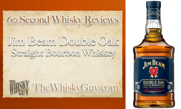 Does Jim Beam Double Oak Straight Bourbon Whiskey belong in your liquor cabinet? Is it worth the price at the bar? Give The Whisky Guy 60 seconds and find out! In just 60 seconds, The Whisky Guy reviews Irish Whiskey, Scotch Whisky, Single Malt, Canadian Whisky, Bourbon Whiskey, Japanese Whisky and other whiskies from around the world. Find more at TheWhiskyGuy.com. All original content © Ari Shapiro - TheWhiskyGuy.com