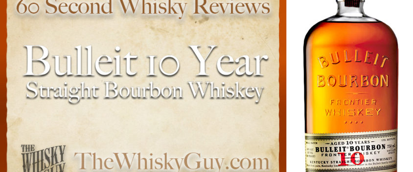 Does Bulleit 10 Year Straight Bourbon Whiskey belong in your liquor cabinet? Is it worth the price at the bar? Give The Whisky Guy 60 seconds and find out! In just 60 seconds, The Whisky Guy reviews Irish Whiskey, Scotch Whisky, Single Malt, Canadian Whisky, Bourbon Whiskey, Japanese Whisky and other whiskies from around the world. Find more at TheWhiskyGuy.com. All original content © Ari Shapiro - TheWhiskyGuy.com
