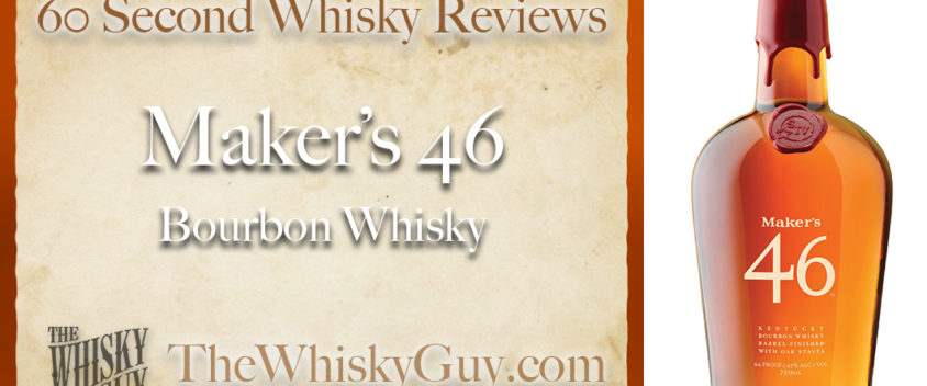 The Whisky Guy Podcast #24: 60 Second Whisky Review #075 – Maker’s 46 Barrel Finished Bourbon Whisky Does Maker’s 46 Barrel Finished Bourbon Whisky belong in your liquor cabinet? Is it worth the price at the bar? Give The Whisky Guy 60 seconds and find out! In just 60 seconds, The Whisky Guy reviews Irish Whiskey, Scotch Whisky, Single Malt, Canadian Whisky, Bourbon Whiskey, Japanese Whisky and other whiskies from around the world. Find more at TheWhiskyGuy.com. All original content © Ari Shapiro - TheWhiskyGuy.com