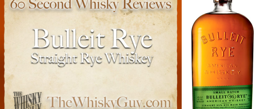 Does Bulleit Straight Rye Whiskey belong in your liquor cabinet? Is it worth the price at the bar? Give The Whisky Guy 60 seconds and find out! In just 60 seconds, The Whisky Guy reviews Irish Whiskey, Scotch Whisky, Single Malt, Canadian Whisky, Bourbon Whiskey, Japanese Whisky and other whiskies from around the world. Find more at TheWhiskyGuy.com. All original content © Ari Shapiro - TheWhiskyGuy.com