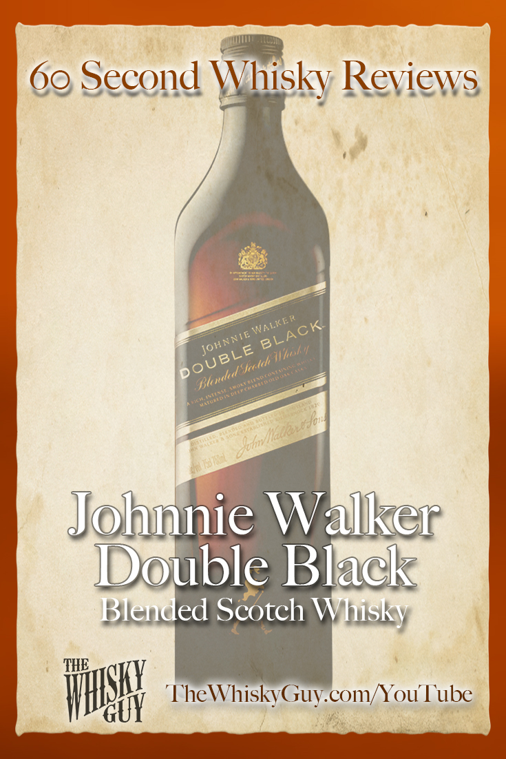 Should you spend your money on Johnnie Walker Double Black Blended Scotch Whisky? Find out in 60 Seconds in Whisky Review #XXX from TheWhiskyGuy! Watch and Subscribe at TheWhiskyGuy.com/YouTube