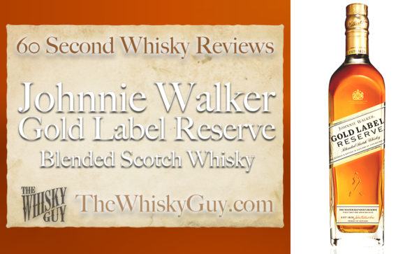 Does Johnnie Walker Gold Label Reserve Blended Scotch Whisky belong in your liquor cabinet? Is it worth the price at the bar? Give The Whisky Guy 60 seconds and find out! In just 60 seconds, The Whisky Guy reviews Irish Whiskey, Scotch Whisky, Single Malt, Canadian Whisky, Bourbon Whiskey, Japanese Whisky and other whiskies from around the world. Find more at TheWhiskyGuy.com. All original content © Ari Shapiro - TheWhiskyGuy.com