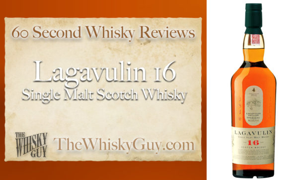 Does Lagavulin 16 Single Malt Scotch Whisky belong in your liquor cabinet? Is it worth the price at the bar? Give The Whisky Guy 60 seconds and find out! In just 60 seconds, The Whisky Guy reviews Irish Whiskey, Scotch Whisky, Single Malt, Canadian Whisky, Bourbon Whiskey, Japanese Whisky and other whiskies from around the world. Find more at TheWhiskyGuy.com. All original content © Ari Shapiro - TheWhiskyGuy.com
