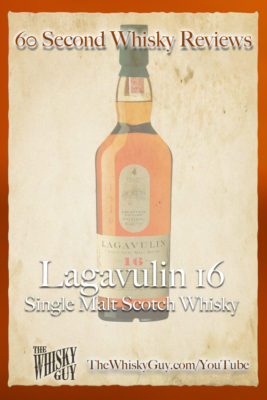 Should you spend your money on Lagavulin 16 Single Malt Scotch Whisky? Find out in 60 Seconds in Whisky Review #093 from TheWhiskyGuy! Watch and Subscribe at TheWhiskyGuy.com/YouTube