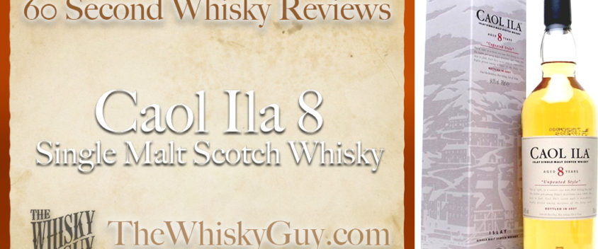 Does Caol Ila 8 Single Malt Scotch Whisky belong in your liquor cabinet? Is it worth the price at the bar? Give The Whisky Guy 60 seconds and find out! In just 60 seconds, The Whisky Guy reviews Irish Whiskey, Scotch Whisky, Single Malt, Canadian Whisky, Bourbon Whiskey, Japanese Whisky and other whiskies from around the world. Find more at TheWhiskyGuy.com. All original content © Ari Shapiro - TheWhiskyGuy.com