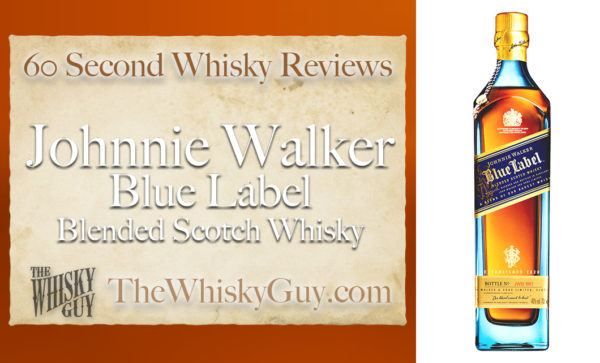 Does Johnnie Walker Blue Label Blended Scotch Whisky belong in your liquor cabinet?  Is it worth the price at the bar? Give The Whisky Guy 60 seconds and find out!  In just 60 seconds, The Whisky Guy reviews Irish Whiskey, Scotch Whisky, Single Malt, Canadian Whisky, Bourbon Whiskey, Japanese Whisky and other whiskies from around the world. Find more at TheWhiskyGuy.com.  All original content © Ari Shapiro - TheWhiskyGuy.com