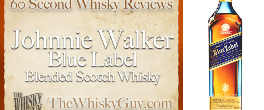 Does Johnnie Walker Blue Label Blended Scotch Whisky belong in your liquor cabinet? Is it worth the price at the bar? Give The Whisky Guy 60 seconds and find out! In just 60 seconds, The Whisky Guy reviews Irish Whiskey, Scotch Whisky, Single Malt, Canadian Whisky, Bourbon Whiskey, Japanese Whisky and other whiskies from around the world. Find more at TheWhiskyGuy.com. All original content © Ari Shapiro - TheWhiskyGuy.com