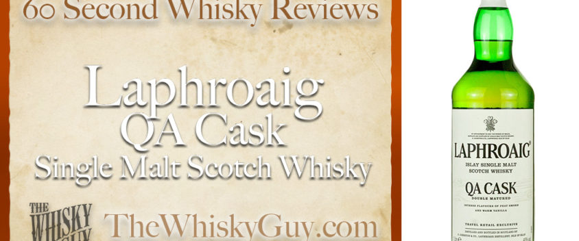Does Laphroaig QA Cask Single Malt Scotch Whisky belong in your liquor cabinet? Is it worth the price at the bar? Give The Whisky Guy 60 seconds and find out! In just 60 seconds, The Whisky Guy reviews Irish Whiskey, Scotch Whisky, Single Malt, Canadian Whisky, Bourbon Whiskey, Japanese Whisky and other whiskies from around the world. Find more at TheWhiskyGuy.com. All original content © Ari Shapiro - TheWhiskyGuy.com
