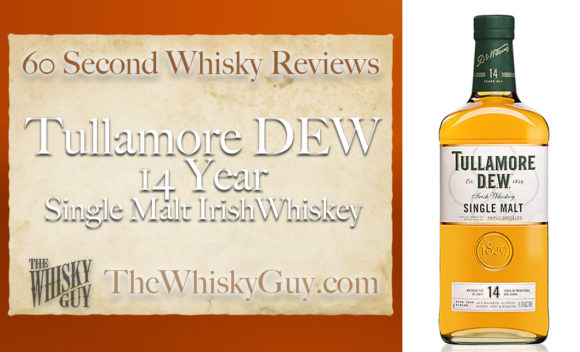 Tullamore DEW is one of several distilleries that have popped up over the last few years in Ireland, but is their whiskey any good?? Give me 60 seconds and find out as The Whisky Guy tastes Tullamore DEW 14 Single Malt Irish Whiskey in 60 Second Whisky Review #101!