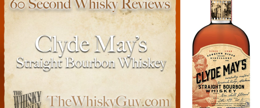 When talking about a bourbon, what does the word ‘Straight’ really mean, and why should you care? Give me 60 seconds and find out as The Whisky Guy tastes Clyde May’s Straight Bourbon Whiskey in 60 Second Whisky Review #102!